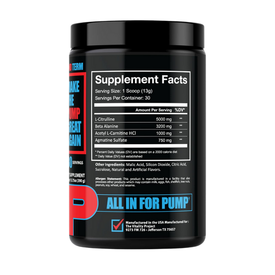 Donald Pump: Limited Edition Preworkout